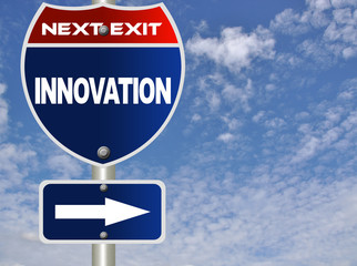 Innovation road sign