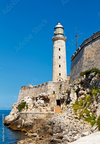 Board z aluminiowym obramowaniem Twierdza el morro w Hawanie, Kuba