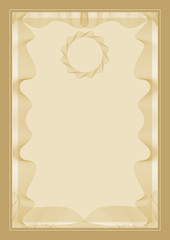 Aufkleber - Guilloche vector frame
