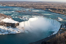 Horseshoe Falls (Niagara) From Above In Winter