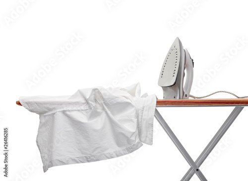 Fotografía ironing clothes housework equipment