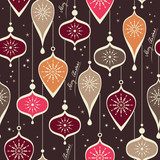 pattern with christmas decoration
