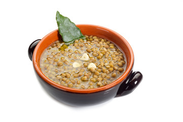 Canvas Print - lentils soup- lenticchie