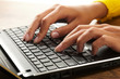 © fox17 - Female hands typing on a laptop