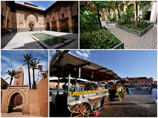 Canvas Print - Une promenade à Marrakech