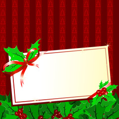 Sticker - christmas card