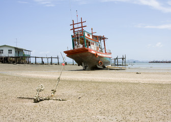 Fishing boat . Thailand .