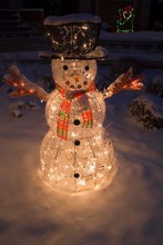 Illuminated Snowman