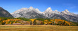 Grand tetons national park in Autumn time