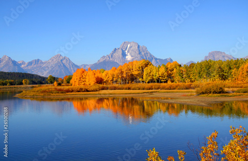 Naklejka na szybę Grand Tetons panorama