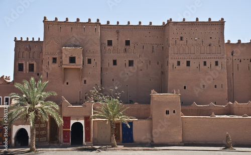 Obraz na płótnie canvas czteroczęściowy "tetraptyk" Kasbah taorirt w ouarzazate (maroko)