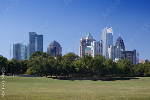 Fotoboard na płycie Atlanta, śródmieście.