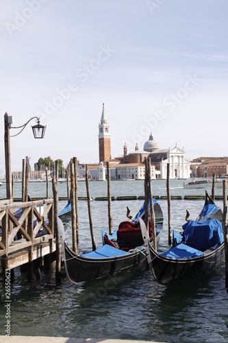 Fototapeta do kuchni Gondeln in Venedig