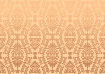 Sticker - seamless Damask wallpaper