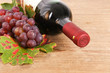 red wine, grapes