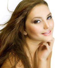 Wall Mural - beautiful healthy young woman.perfect skin