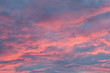 Pink Cloudscape in Early Morning
