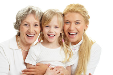 Canvas Print - Joyful family