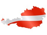 Fototapeta  - National colors of Austria