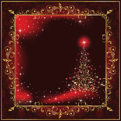 Wall Mural - Christmas frame