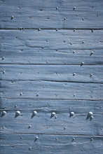 Blue Wooden Door Background