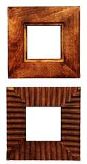 Two wooden frames