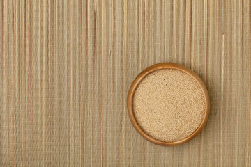 Canvas Print - bowl of amaranth grain