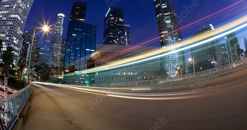 Fotoboard na płycie Ruch do miasta los angeles