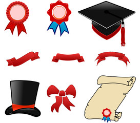 Wall Mural - Badge Icons
