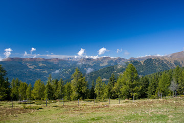 Wall Mural - a beautiful view of the austrian alps