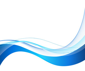 Wall Mural - Blue abstract composition