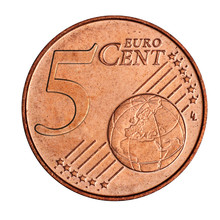 A Collage Of  5 Euro Cent Coin