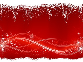 Wall Mural - Abstract red white Christmas, winter background