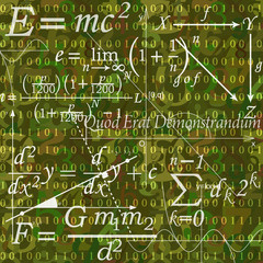 A Scientific Background with Mathematical Equations