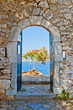 Gate in Palamidi fortress, Nafplio, Greece