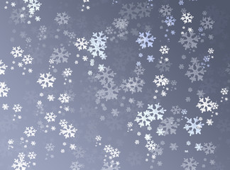 Wall Mural - Silver winter background