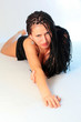 © BGodunoff - Young sexy girl on white background