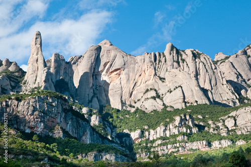 Plakat na papierze fotorealistycznym Wzgórza montserrat