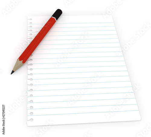 Crayon A Papier Et Page De Calepin Sur Fond Blanc 1 Stock Illustration Adobe Stock Crayon A Papier Et Page De Calepin Sur Fond Blanc 1 Stock Illustration Adobe Stock