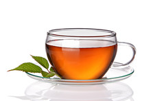 Cup Of Tea Isolated On A White Background