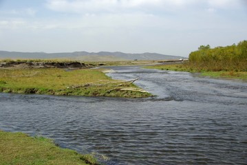 Wall Mural - Riviere, Mongolie