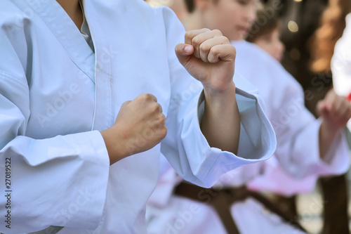 Plakat na papierze fotorealistycznym Karate