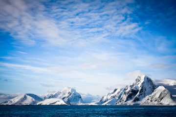 Wall Mural - snow-capped mountains