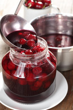 Cooking Sour Cherry Jam