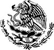 Carved style mexican coat of arms