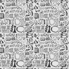seamless web pattern