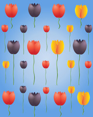 Wall Mural - tulips