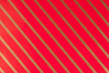 Striped red gift paper