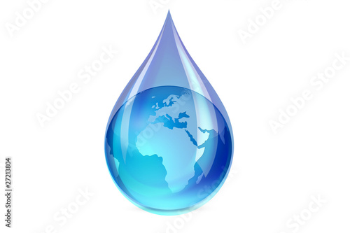 Goutte Deau Et La Terre Buy This Stock Photo And Explore