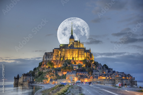 Zdjęcie XXL HDR z Mont-Saint-Michel